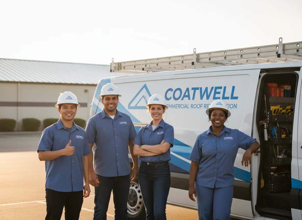 Commercial roof coating company in Bishop, TX